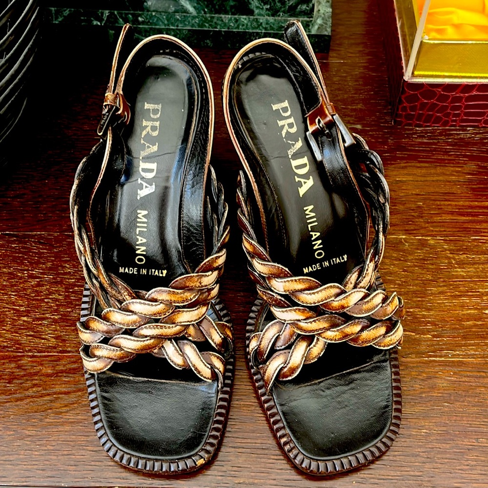 Prada brown sandals